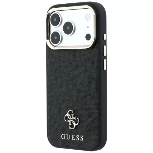 Guess - Saffiano Small 4G Classic MagSafe (GUHMP18X6PSA4DMK) - iPhone 18 Pro Max / iPhone 17 Pro Max - Black