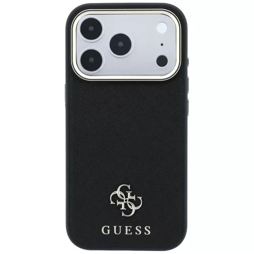 Guess - Saffiano Small 4G Classic MagSafe (GUHMP18X6PSA4DMK) - iPhone 18 Pro Max / iPhone 17 Pro Max - Black