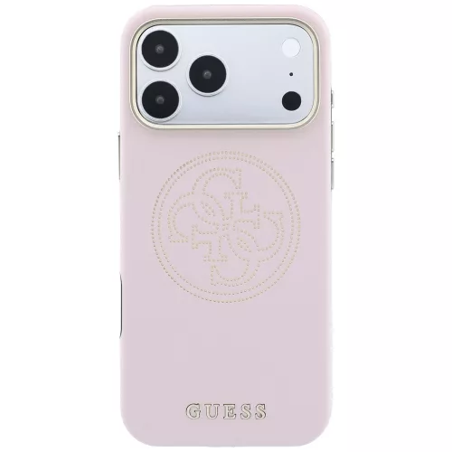 Guess - Leather Perforated 4G MagSafe (GUHMP18X6PS4SRGP) - iPhone 18 Pro Max / iPhone 17 Pro Max - Pink