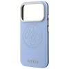Guess - Leather Perforated 4G MagSafe (GUHMP18L6PS4SRGB) - iPhone 18 Pro / iPhone 17 Pro - Light Blue