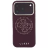 Guess - Leather Perforated 4G MagSafe (GUHMP18L6PS4SRGU) - iPhone 18 Pro / iPhone 17 Pro - Burgundy