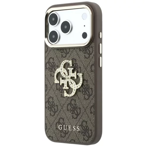 Guess - Hardcase 4G Big Strass Logo (GUHCP18X6P4DSMLW) - iPhone 18 Pro Max / iPhone 17 Pro Max - Brown