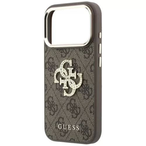 Guess - Hardcase 4G Big Strass Logo (GUHCP18X6P4DSMLW) - iPhone 18 Pro Max / iPhone 17 Pro Max - Brown
