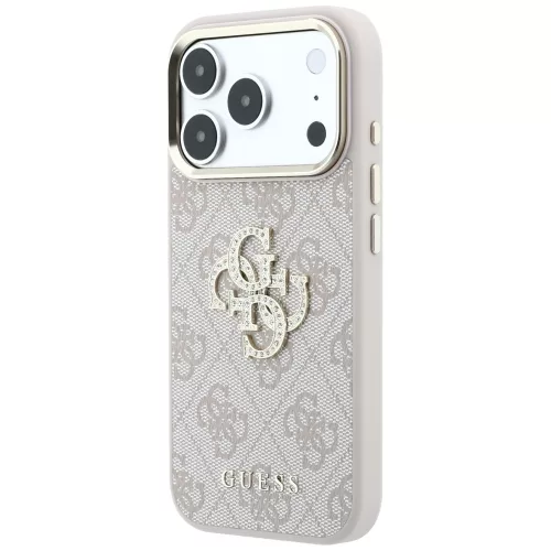 Guess - Hardcase 4G Big Strass Logo (GUHCP18L6P4DSMLP) - iPhone 18 Pro / iPhone 17 Pro - Pink