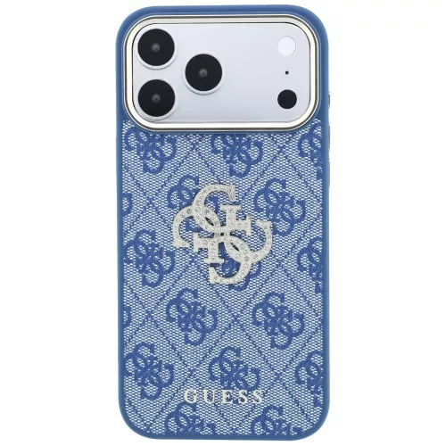 Guess - Hardcase 4G Big Strass Logo (GUHCP18L6P4DSMLB) - iPhone 18 Pro / iPhone 17 Pro - Blue
