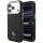 Guess - Leather Stripe Peony 4G MagSafe (GUHMP18X6PGSU4EK) - iPhone 18 Pro Max / iPhone 17 Pro Max - Black