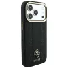 Guess - Leather Stripe Peony 4G MagSafe (GUHMP18X6PGSU4EK) - iPhone 18 Pro Max / iPhone 17 Pro Max - Black
