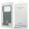 Guess - Leather Stripe Peony 4G MagSafe (GUHMP18X6PGSU4EK) - iPhone 18 Pro Max / iPhone 17 Pro Max - Black