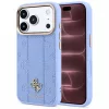 Guess - Leather Stripe Peony 4G MagSafe (GUHMP18X6PGSU4EB) - iPhone 18 Pro Max / iPhone 17 Pro Max - Light Blue