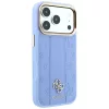 Guess - Leather Stripe Peony 4G MagSafe (GUHMP18X6PGSU4EB) - iPhone 18 Pro Max / iPhone 17 Pro Max - Light Blue
