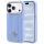 Guess - Leather Stripe Peony 4G MagSafe (GUHMP18L6PGSU4EB) - iPhone 18 Pro / iPhone 17 Pro - Light Blue