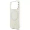 Guess - IML Flowers Electroplated with Pearl Strap MagSafe (GUHMP18XHCPOFPH) - iPhone 18 Pro Max / iPhone 17 Pro Max - White