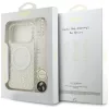 Guess - IML Flowers Electroplated with Pearl Strap MagSafe (GUHMP18XHCPOFPH) - iPhone 18 Pro Max / iPhone 17 Pro Max - White