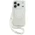Guess - IML Flowers Electroplated with Pearl Strap MagSafe (GUHMP18LHCPOFPH) - iPhone 18 Pro / iPhone 17 Pro - White