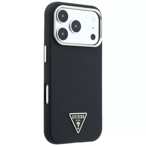 Guess - Kevlar Triangle Logo MagSafe (GUHMP18L6PWKSGTK) - iPhone 18 Pro / iPhone 17 Pro - Black
