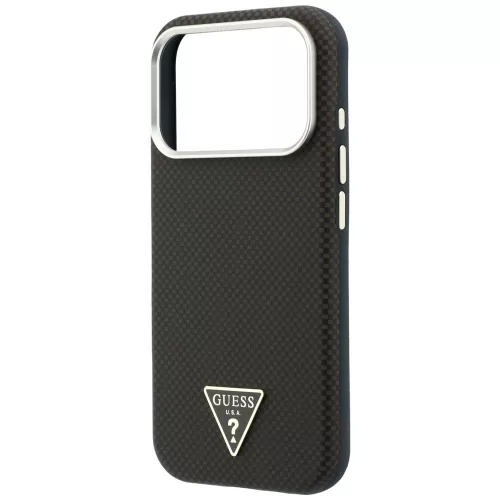 Guess - Kevlar Triangle Logo MagSafe (GUHMP18L6PWKSGTW) - iPhone 18 Pro / iPhone 17 Pro - Brown