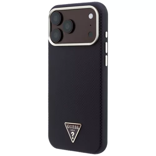 Guess - Kevlar Triangle Logo MagSafe (GUHMP18L6PWKSGTU) - iPhone 18 Pro / iPhone 17 Pro - Burgundy