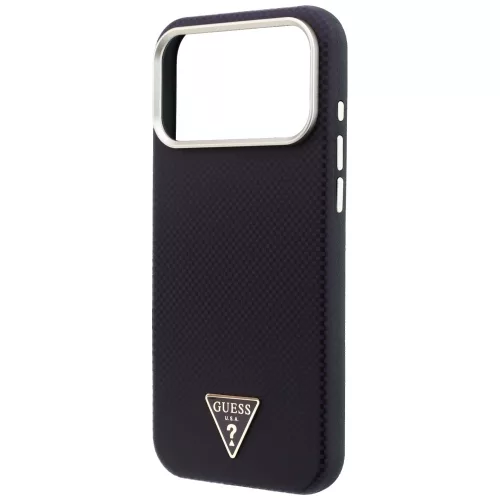 Guess - Kevlar Triangle Logo MagSafe (GUHMP18L6PWKSGTU) - iPhone 18 Pro / iPhone 17 Pro - Burgundy