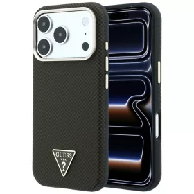   Guess - Kevlar Triangle Logo MagSafe (GUHMP18X6PWKSGTW) - iPhone 18 Pro Max / iPhone 17 Pro Max - Brown