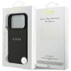 Guess - Grained Gold Ring MagSafe (GUHMP18LPGHSMMK) - iPhone 18 Pro / iPhone 17 Pro - Black