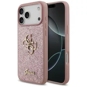   Guess - Fixed Glitter Big 4G (GUHCP18XHG4SGP) - iPhone 18 Pro Max / iPhone 17 Pro Max - Pink