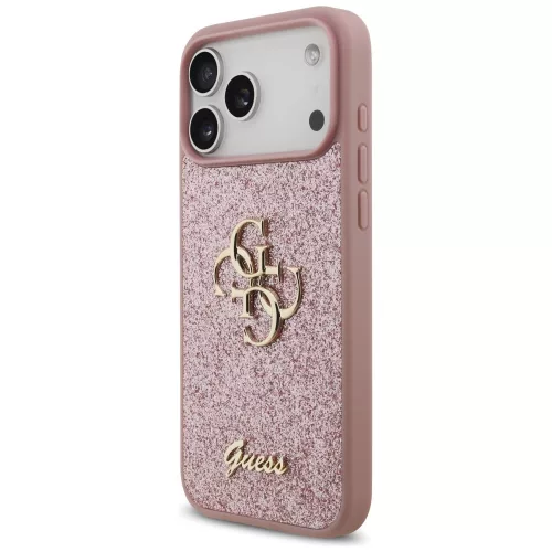 Guess - Fixed Glitter Big 4G (GUHCP18XHG4SGP) - iPhone 18 Pro Max / iPhone 17 Pro Max - Pink