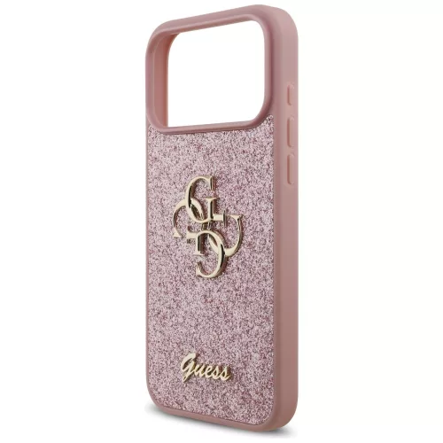 Guess - Fixed Glitter Big 4G (GUHCP18XHG4SGP) - iPhone 18 Pro Max / iPhone 17 Pro Max - Pink
