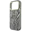 Guess - Zebra Glitter Triangle Logo MagSafe (GUHMP18L6HZPGTLS) - iPhone 18 Pro / iPhone 17 Pro - Silver