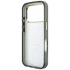 Guess - Zebra Glitter Triangle Logo MagSafe (GUHMP18L6HZPGTLS) - iPhone 18 Pro / iPhone 17 Pro - Silver