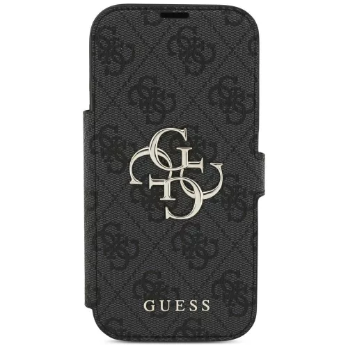 Guess - Book 4G Metal Logo (GUBKP18X4GMGGR) - iPhone 18 Pro Max / iPhone 17 Pro Max - Black