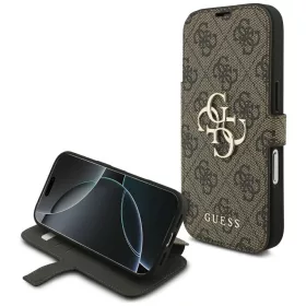   Guess - Book 4G Metal Logo (GUBKP18X4GMGBR) - iPhone 18 Pro Max / iPhone 17 Pro Max - Brown