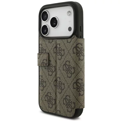 Guess - Book 4G Metal Logo (GUBKP18X4GMGBR) - iPhone 18 Pro Max / iPhone 17 Pro Max - Brown