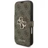 Guess - Book 4G Metal Logo (GUBKP18L4GMGBR) - iPhone 18 Pro / iPhone 17 Pro - Brown