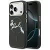 Karl Lagerfeld - IML Choupette and Karl Script Logo MagSafe (KLHMP18L5HKSCAK) - iPhone 18 Pro / iPhone 17 Pro - Black