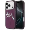 Karl Lagerfeld - IML Choupette and Karl Script Logo MagSafe (KLHMP18L5HKSCAR) - iPhone 18 Pro / iPhone 17 Pro - Burgundy