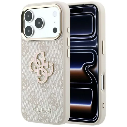Guess - Hardcase 4G Big Resin Logo (GUHCP18X6P4SRMLP) - iPhone 18 Pro Max / iPhone 17 Pro Max - Pink