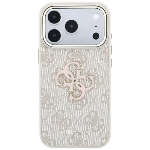 Guess - Hardcase 4G Big Resin Logo (GUHCP18X6P4SRMLP) - iPhone 18 Pro Max / iPhone 17 Pro Max - Pink