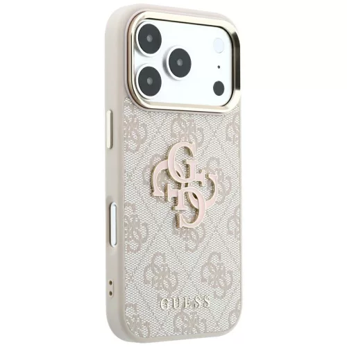 Guess - Hardcase 4G Big Resin Logo (GUHCP18X6P4SRMLP) - iPhone 18 Pro Max / iPhone 17 Pro Max - Pink