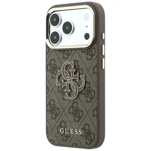 Guess - Hardcase 4G Big Resin Logo (GUHCP18X6P4SRMLW) - iPhone 18 Pro Max / iPhone 17 Pro Max - Brown