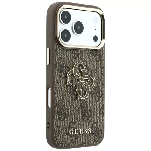 Guess - Hardcase 4G Big Resin Logo (GUHCP18X6P4SRMLW) - iPhone 18 Pro Max / iPhone 17 Pro Max - Brown