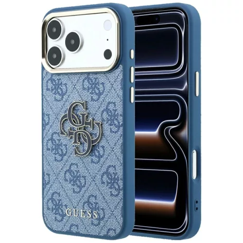 Guess - Hardcase 4G Big Resin Logo (GUHCP18X6P4SRMLB) - iPhone 18 Pro Max / iPhone 17 Pro Max - Blue