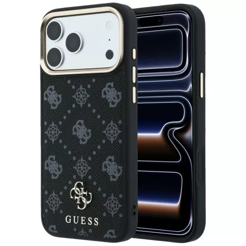 Guess - Peony 4G Small Logo MagSafe (GUHMP18L6PGS4NPK) - iPhone 18 Pro / iPhone 17 Pro - Black