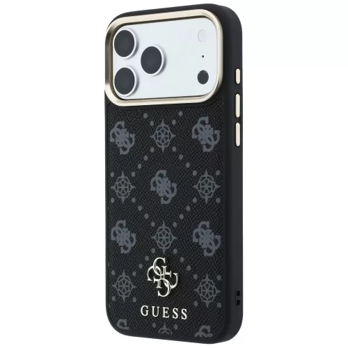 Guess - Peony 4G Small Logo MagSafe (GUHMP18L6PGS4NPK) - iPhone 18 Pro / iPhone 17 Pro - Black