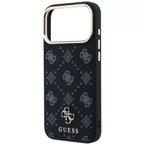 Guess - Peony 4G Small Logo MagSafe (GUHMP18L6PGS4NPK) - iPhone 18 Pro / iPhone 17 Pro - Black