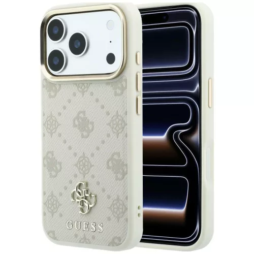 Guess - Peony 4G Small Logo MagSafe (GUHMP18L6PGS4NPE) - iPhone 18 Pro / iPhone 17 Pro - Beige