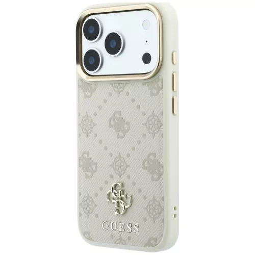 Guess - Peony 4G Small Logo MagSafe (GUHMP18L6PGS4NPE) - iPhone 18 Pro / iPhone 17 Pro - Beige