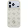 Guess - Peony 4G Small Logo MagSafe (GUHMP18L6PGS4NPE) - iPhone 18 Pro / iPhone 17 Pro - Beige