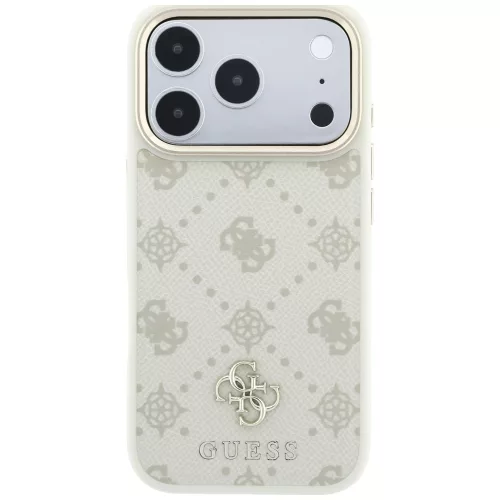 Guess - Peony 4G Small Logo MagSafe (GUHMP18L6PGS4NPE) - iPhone 18 Pro / iPhone 17 Pro - Beige