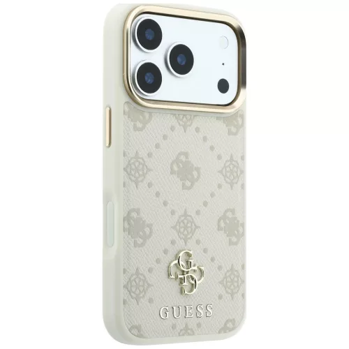 Guess - Peony 4G Small Logo MagSafe (GUHMP18L6PGS4NPE) - iPhone 18 Pro / iPhone 17 Pro - Beige