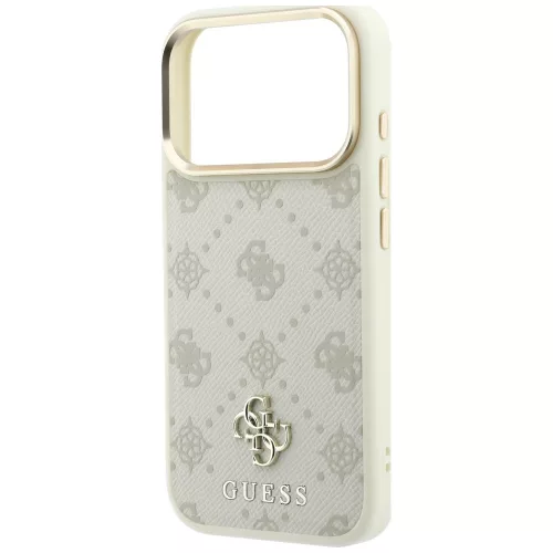 Guess - Peony 4G Small Logo MagSafe (GUHMP18L6PGS4NPE) - iPhone 18 Pro / iPhone 17 Pro - Beige